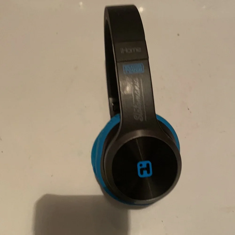 HP Rechargeable Headphones I-Home Bluetooth weather tough slotomania adjustable